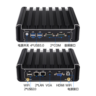 Mini Pc Factory Factory OEM Mini Industrial PC Fanless Design with Intel Core I5 New AU ...